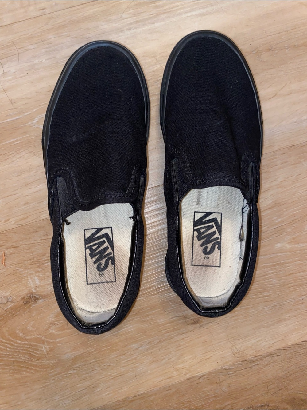 Vans Black Canvas Slip-On